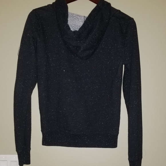 PINK sweatshirt speckled marble light blue logo - Picture 4 of 4